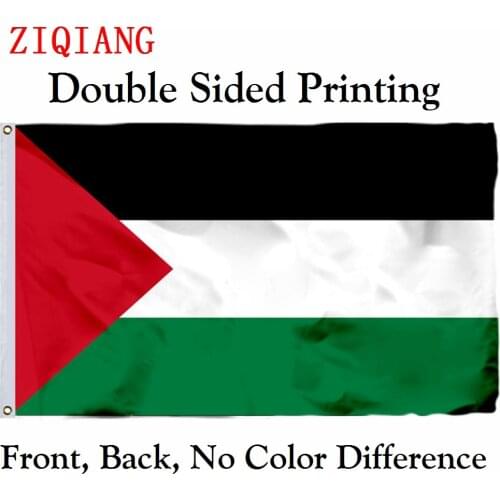Palestine Flag 3x5ft Polyester Flying Size 90x150cm Custom High Quality Double Sided Printing Banner