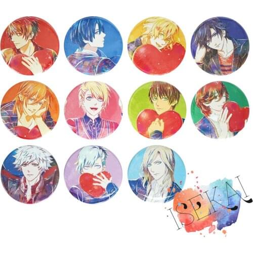 Uta no Prince Sama Anime Badge Ichinose Tokiya Jinguuji Ren Kurusu Syo MIKAZE AI Kotobuki Reiji Game Metal Badge Brooch Pins