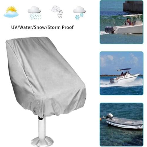 Boat Seat Cover Waterproof Anti UV Dust Elastic Marine Folding Seat Cover Ship Rotate Chair Table Furniture Cover For Yacht Boat