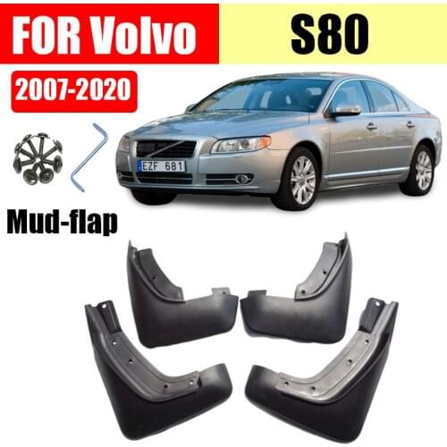 For volvo s80 Mud flaps mudguards fender S80 Mud flap splash Guard Fenders Mudguard car accessories Front Rear 4 pcs