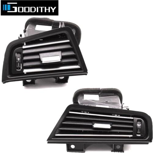 Chromed Black Left Right Air Conditioner AC Vent Outlet Grille Assembly for BMW 5 Series F10 F11 F18 64229166889 64229166890
