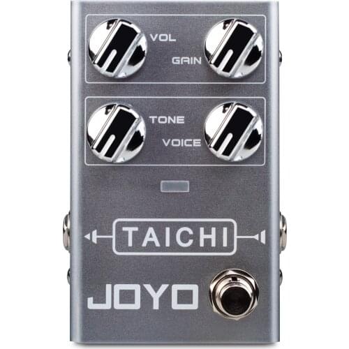 JOYO R-02 TAICHI Overdrive Pedal For Electric Guitar Low Gain Overdrive Pedal Effect Overload Tremolo Effector Musical Sound