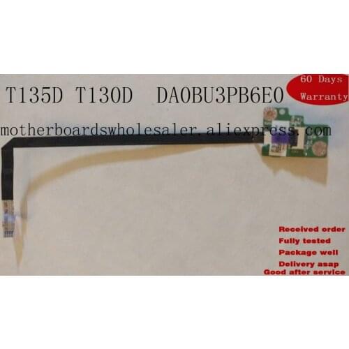 For Toshiba Satellite T135 T130 T135D T130D Power Button Switch PCB Cable DA0BU3PB6E0
