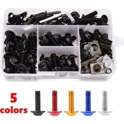 Motorcycle Full Fairing Bolts Kit Screws Fastener Clips Screw Nuts For Gas Gas ec 250 gasgas ec 250 EC300 TC125 TE125 Auto Parts