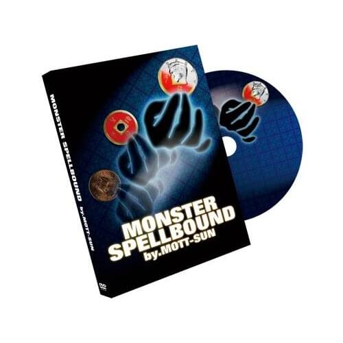 MONSTER SPELLBOUND by Mott-suns (Gimmick+DVD) Close up Illusions Magic Tricks illusions Coins Vanishing Appearing Magia Toys