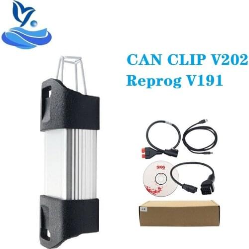 OBD2 Scanner Fits Renault Golden AN2131QC Can Clip Car Diagnostic Tool Newest V200 For Renault Can Clip Reprog V200