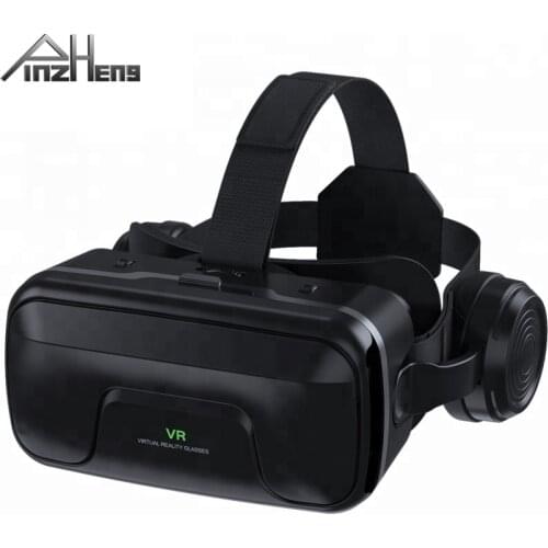 PINZHENG VR Helmet 3D Glasses Virtual Reality Glasses VR Headset For IOS Android Smartphone PC Video Game Cardboard Goggles