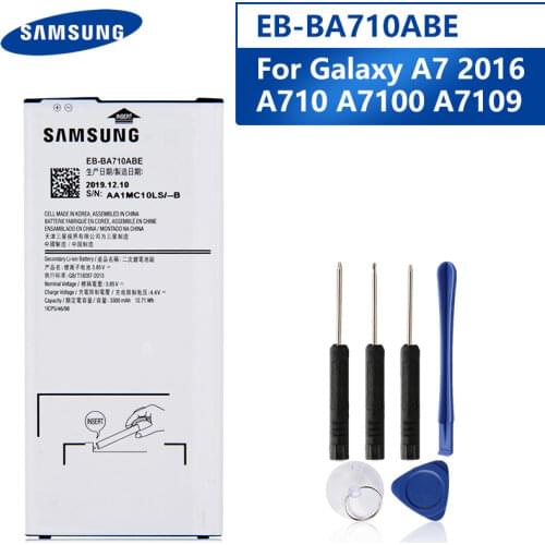 Original Replacement Phone Battery EB-BA710ABE For Samsung GALAXY A7 2016 A7100 A7109 A710 A710F EB-BA710ABA Battery 3300mAh