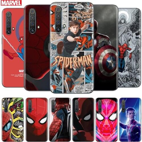 Transparent Cover Avengers Spiderman For OPPO AX7 A1K A93 A92 A73 A72 A53S A52 A32 A31 A9 A11 A7 A52020 Phone Case