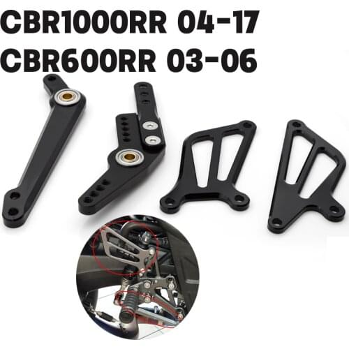 For Honda CBR1000RR CBR 1000 RR Brake Gear Shift Shifter Lever + Wing CBR600 RR CBR 600RR Motorcycle Footrest Rearset Foot Peg