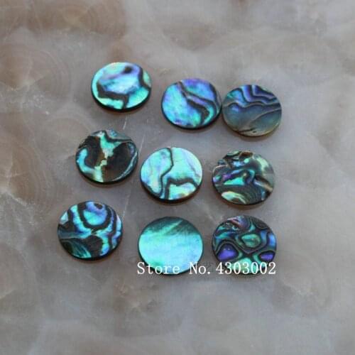 100pcs/lot 12mm 14mm 15mm Natural Round Disk Abalone Pearl shell for DIY Jewelry Round Slice Abalone MOP Pearl shell for setting