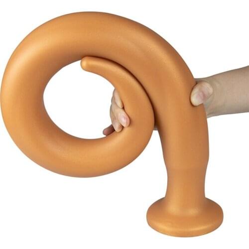 Super Long Anal Plug Female Masturbation Huge Butt Plug With Suction Cup Prostate Massager Anal Expansion Sex Toys For Couples