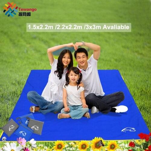 Tewango Outdoor Foldable Pad Camping Beach Pad Picnic Mat Waterproof Sun Shade Sail Sleeping Pad Camouflage