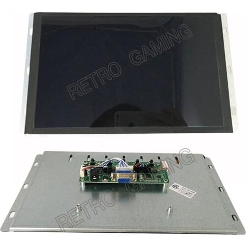 HDMI 10.1/10.4inch LCD Screen Arcade Monitor LVDS 16:9/16:10/4:3 Ratio Screen + Display & Power Cable for Bartop Game Machine