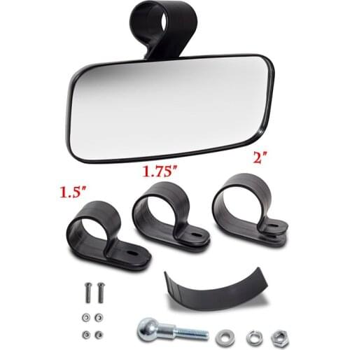 1.5" 1.75" 2" Clamp UTV Rear View Mirror For Yamaha Viking 6 seater for POLARIS RZR XP 900 XP1000 RZR S for Can Am Maverick