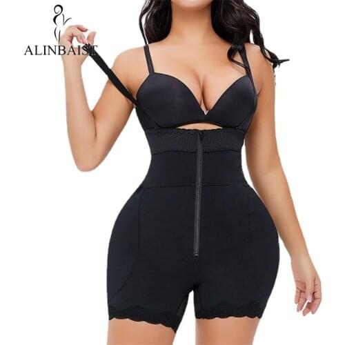 Women Butt Lifter Full Body Shaper Shapewear Underwear Fake Buttocks Lingerie Hip Pads Enhancer Brief Straps Slim Waist Butt Pad
