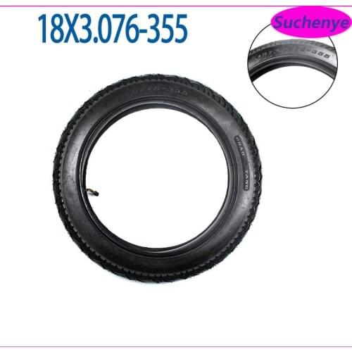 18*3.0 outer tyre inner tube 18x3.0 Off-road tire 76--355 tube fits for 18 inch Electric Vehicle Electric Tricycle wheel
