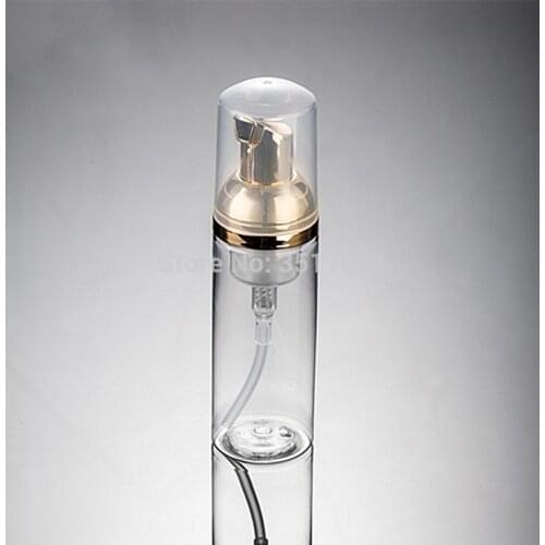 30ml 50ml Plastic Foamer Pump Bottle Empty Cosmetic Bottle lashes Cleanser Soap Dispenser Foam Bottle White Silver Gold Pump