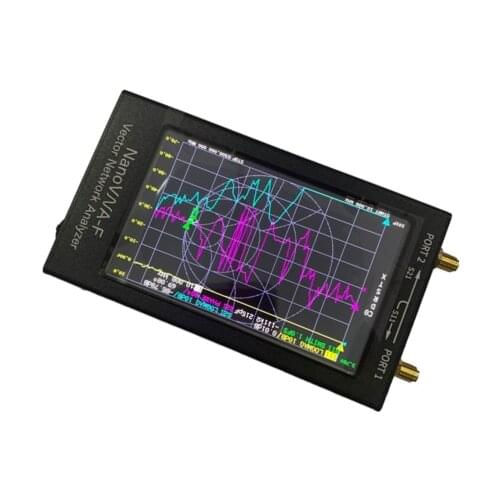 Free shipping NanoVNA VNA HF VHF UHF Vector Network Antenna Analyzer + 4.3 inch IPS LCD + Metal Case + 5000mAh Battery