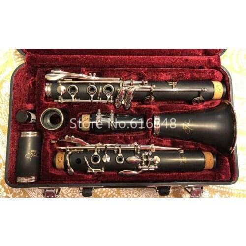 Brand Jupiter CXL CC-60 Clarinet B Flat Musical Instrument 17 Key Clarinet Bakelite Tube Nickel Plated Clarinet With Canvas Case