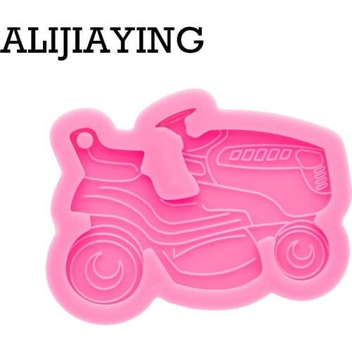 DY0880 Glossy Mower Silicon Molds , Resin Mold To Make Keychain Crafts with Epoxy , DIY Handmade Charms Mold