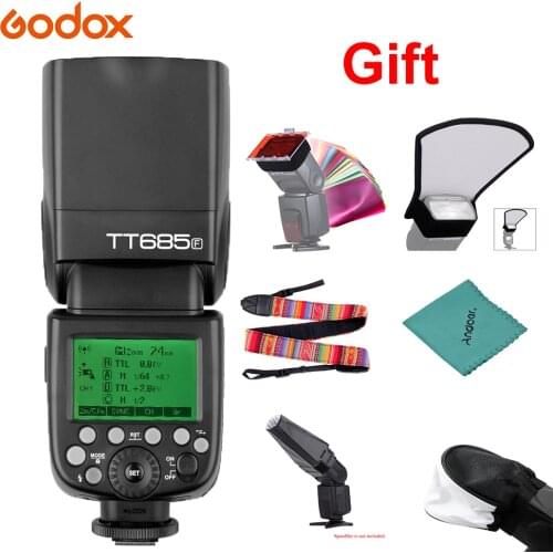 Godox TT685F 2.4G HSS 1/8000s TTL GN60 Flash Speedlite for Fuji X-Pro2 X-T20 X-T2 X-T1 X-Pro1 X-T10 X-E1 X-A3 X100F X100T Camera
