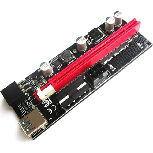 VER009S PCI-E Pcie Express 1x To 16x Riser Card Adapter ETH ETC Mining Cable