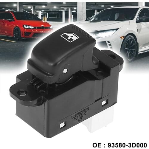 X Autohaux Front Passenger Side Window Switch Control Button 93580-3D000 for Kia Rio for Hyundai for Kia Spectra 2002-2006