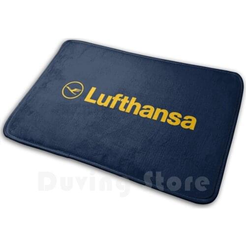 Lufthansa Carpet Mat Rug Cushion Soft Lufthansa Aviation Jet Plane Pilot Captain Stripes Airways Boeing Airbus Airplane