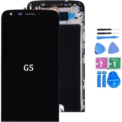 Original For LG G5 H860 H850 H840 RS988 LCD display and touch screen digitizer assembly with Frame