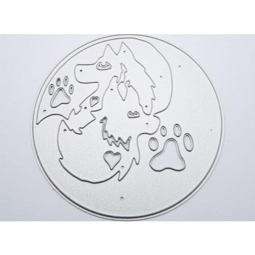 R7RC Wolf Metal Cutting Dies Stencil DIY Scrapbooking Album Paper Card Template Mold Embossing Decoration
