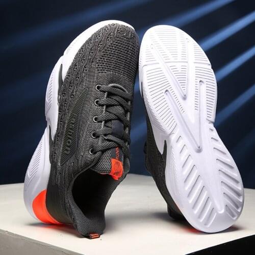 Work Men 2020 man sneakers-for-men casuales leisure shoes mannen Sneakers Shoes Breathable lightweight knitting Casual slip men