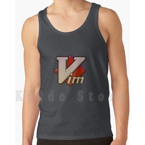 Vim-Text Editor For Programmer tank tops vest sleeveless Vim Vi Linux Unix Open Source Programming Programmer Text