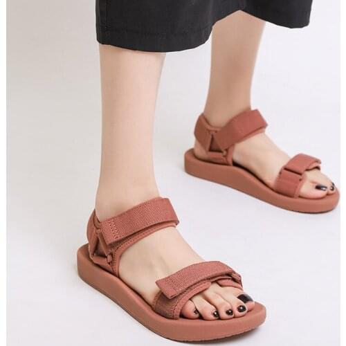 2019 Summer sandals women flat Shoes peep-toe sandalias Roman sandals woman casual shoes Ladies Footwear sandalias mujer X8-35