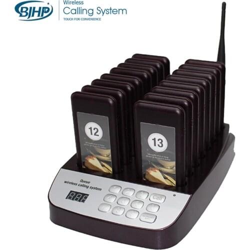 CE Approved AC-CTP316 1 set wioth 16 buzzers restaurant queue coaster paging system