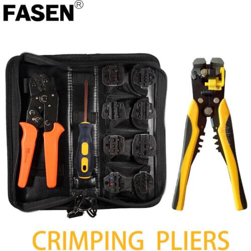 SN-48B Crimping pliers jaws kit package for terminals，multitool crimping tool set，tube spade Fork terminal crimp pliers