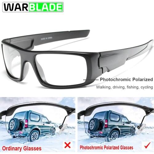 WarBLade Photochromic Glasses Cycling Eyewear Bicycle Glass MTB Bike Bicycle Riding Sunglasses Sports Polarized gafas ciclismo
