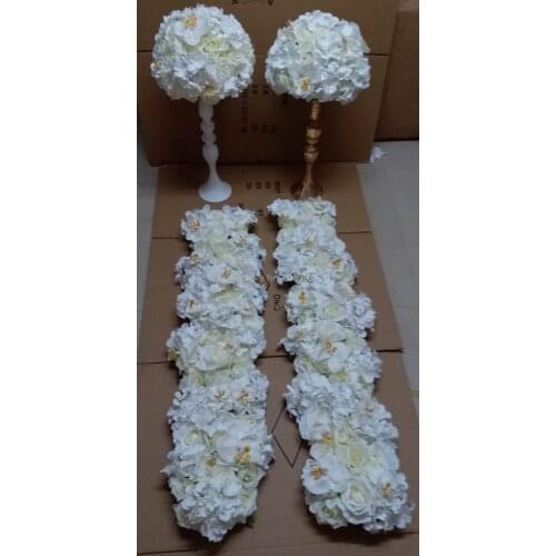 SPR New!! wedding road lead flowers candlestick table centerpiece flower ball with butterfly flowers decoratios Free shipping