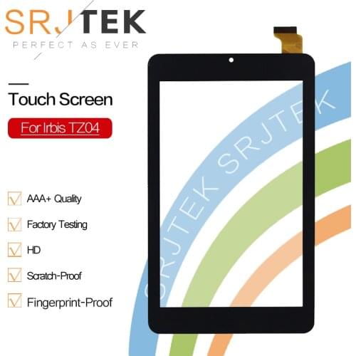 Srjtek 7" inch Touch Screen for Irbis TZ04 TZ05 TZ 04 05 Touchscreen Lens Digitizer Sensor Glass Replacement Parts