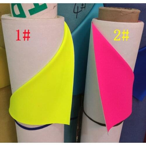 Hight quality synthetic fluorescence Microfiber leather material