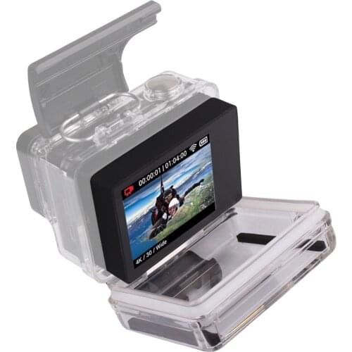 For GoPro BacPac Lcd Display Monitor go pro Hero 3 3+4 Bacpac Lcd Screen + Back Door Case Cover For Gopro Hero 3 3+4 Accessories