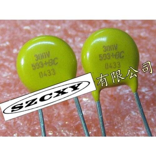 10PCS Hot selling ,origina 300V 593+BC 301KD07 07D301K varistor