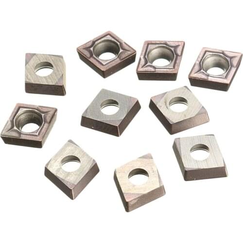 10x Blade Rotary Insert CNC Carbide Cutter CCMT060204 NX2525 Turning Tool