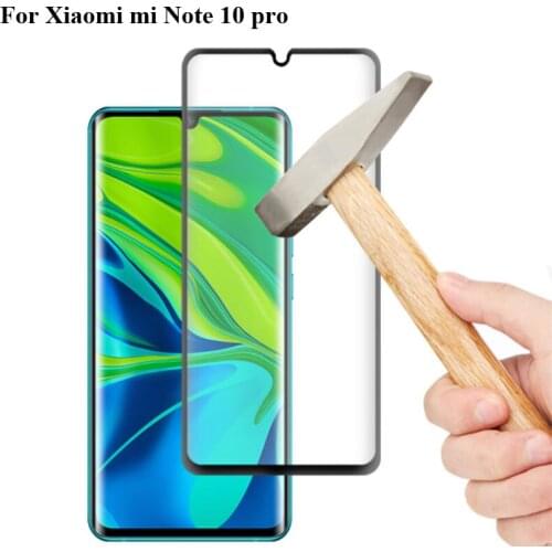 2PCS For Xiaomi mi Note 10 Pro Glass Tempered Full Cover Tempered Glass Film Screen Protector Xiao mi Note10 pro Note 10Pro