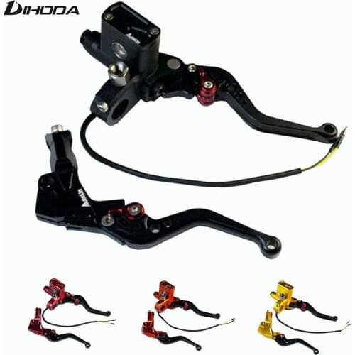 5 color PX6 CNC hydraulic brake clutch pump master cylinder lever Adelin Cable Clutch universal motorcycle motorbike handle