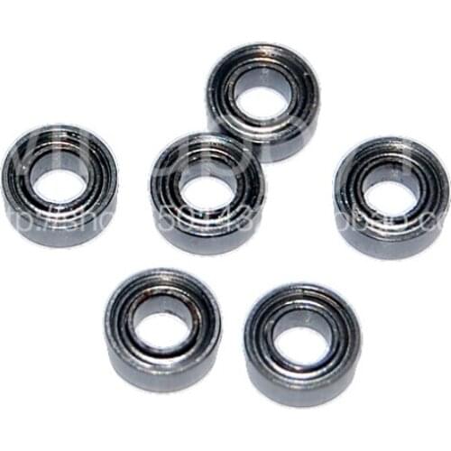 6pcs WLtoys Parts A949-33 8*4*3 Ball Bearings Upgrade Steel Parts for 1/18 RC Car A949 A959 A969 A979 58044 HSP Parts 86082