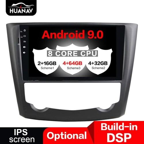 DSP Android 9.0 Car DVD player GPS Navigation For Renault Kadjar 2016+ multimedia Auto Radio player Head unit tape recorder 4+64