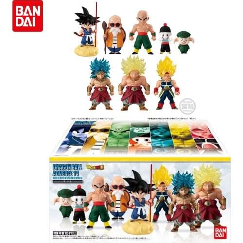 Bandai DBZ Adverge 14 Son Goku Kakarotto Burdock Broli Kame Sennin Anime Action Figure Toy Brinquedos for Child Gift
