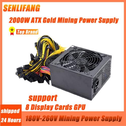1800w pc power supply ATX Miner Power PSU For ATX Mining Machine Support 8 Pieces Graphics Card GPU Miner Antminer