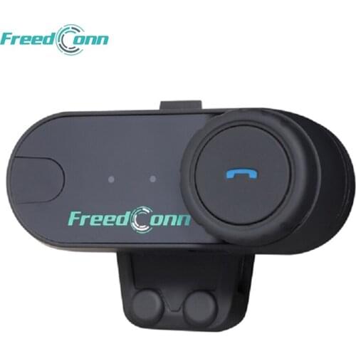 FreedConn T-COM VB Motorcycle Helmet Bluetooth Intercom Headset Waterproof Motorbike Wireless Communication System with FM Radio